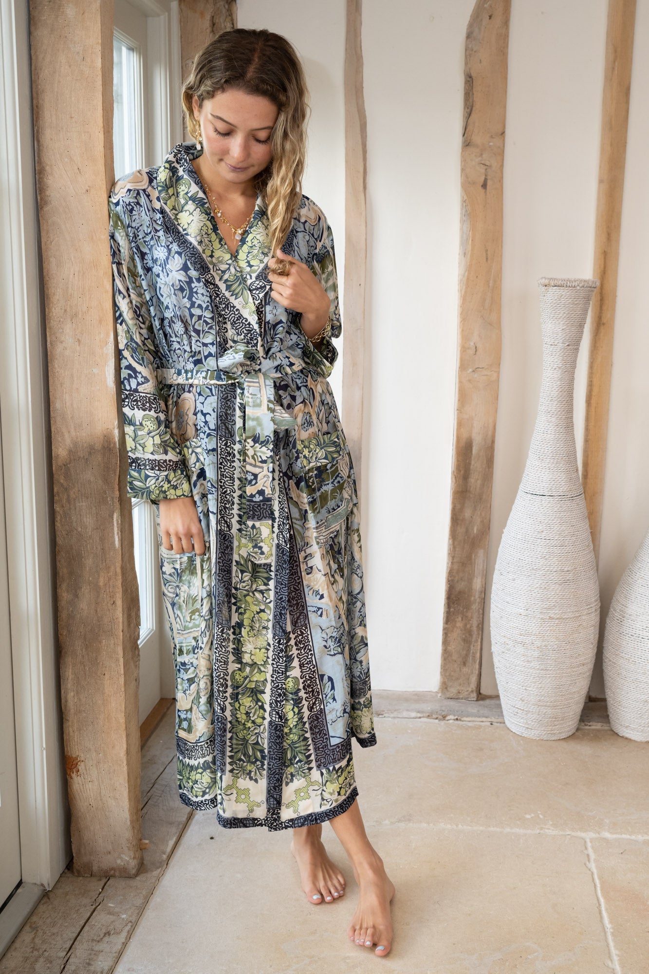 Pandora Robe - Tapestry Sea Blue