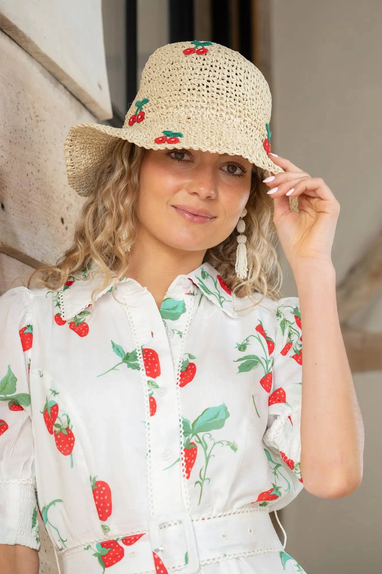 Cherries Hat