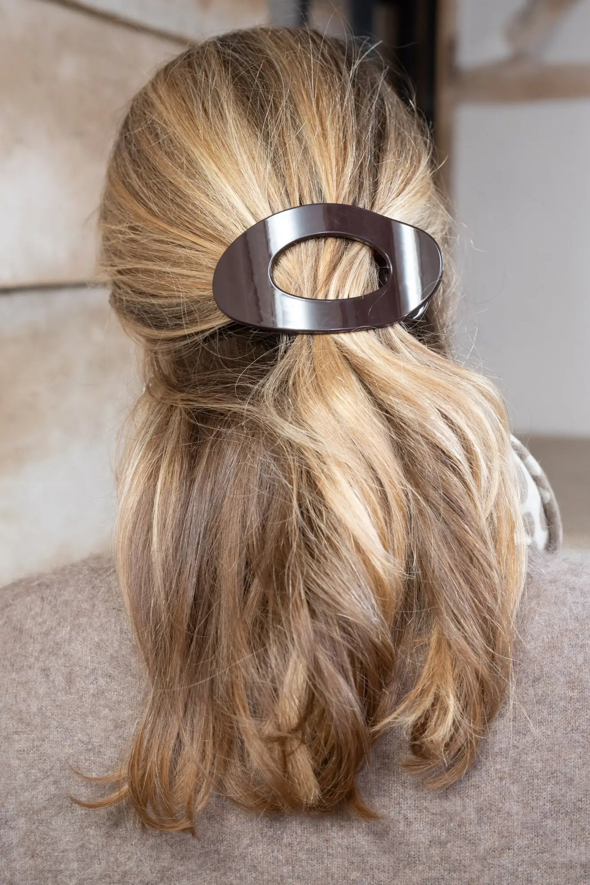 Cromer Hair Claw in Chocolate
