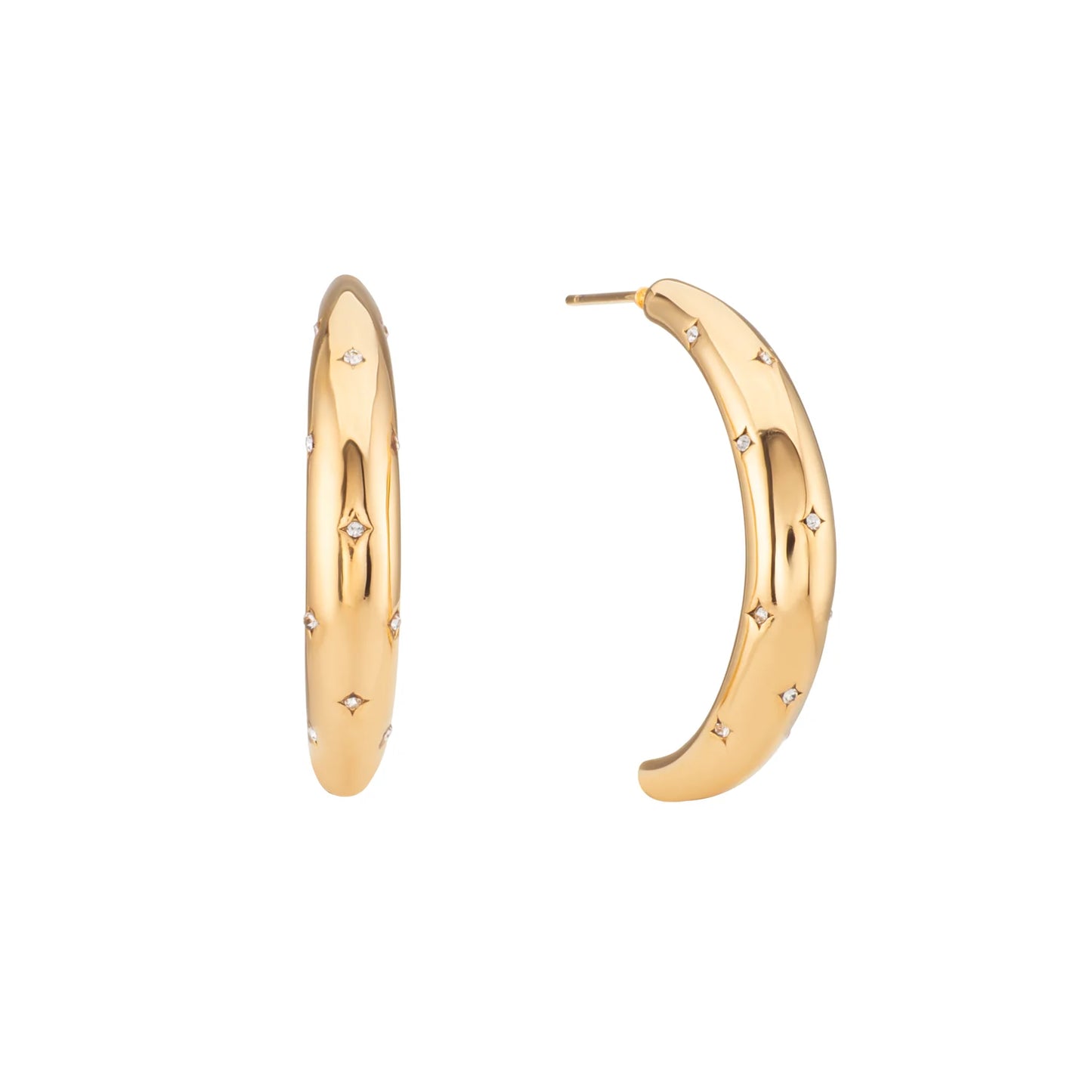 Bijoux De Mimi Skye Hoop Earrings
