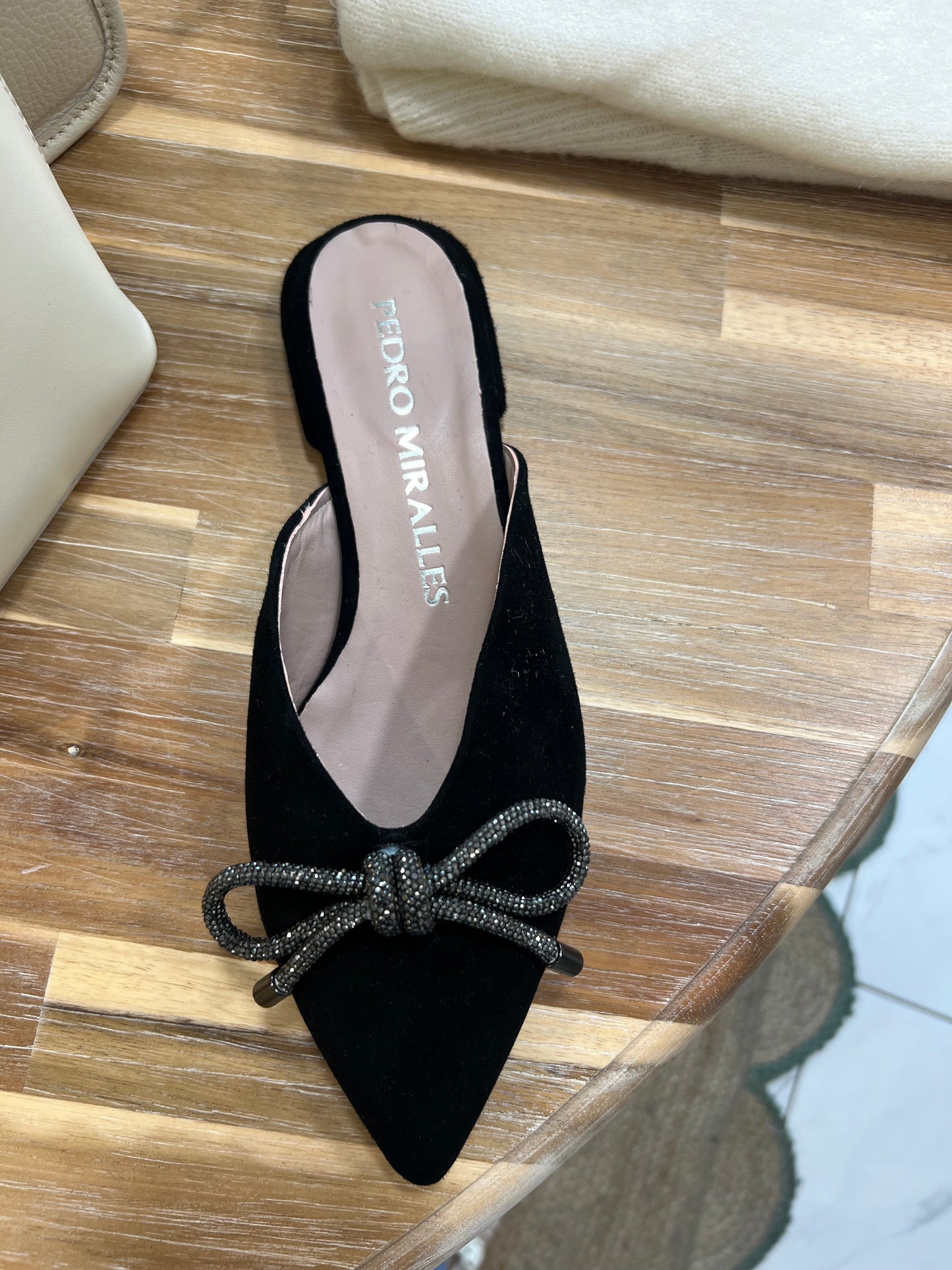 Pedro Miralles black slides Shoes