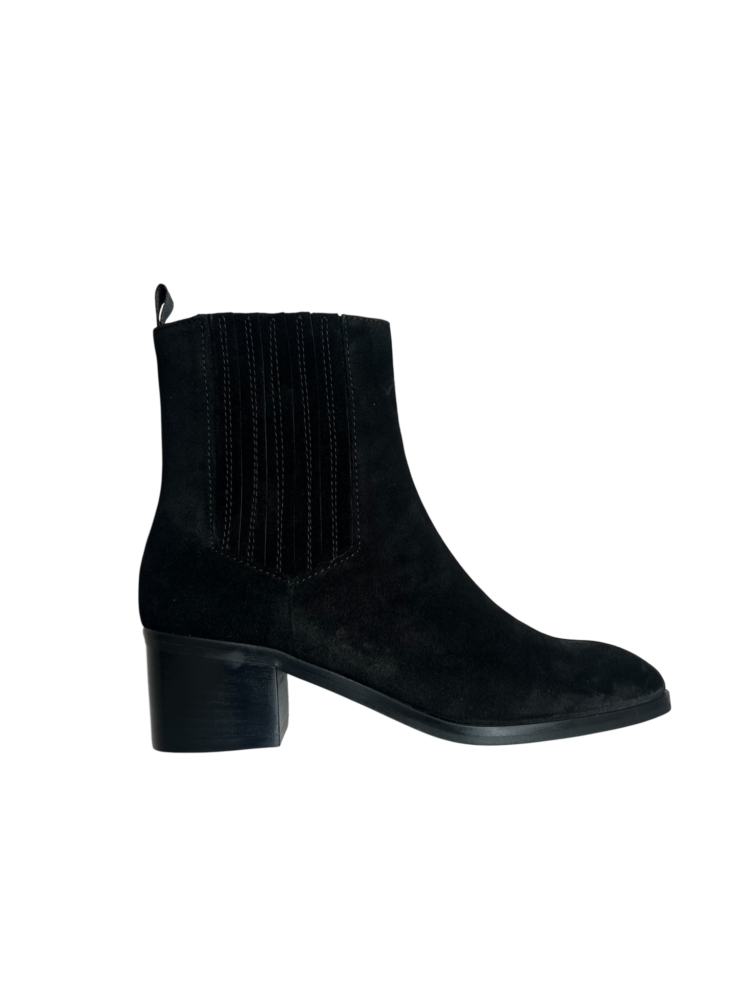Jane Galland SOPHIE Black Suede Boots Shoes