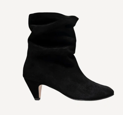 Anonymous Copenhagen Vully 50 Stiletto Black Suede Boots Shoes (Copy)