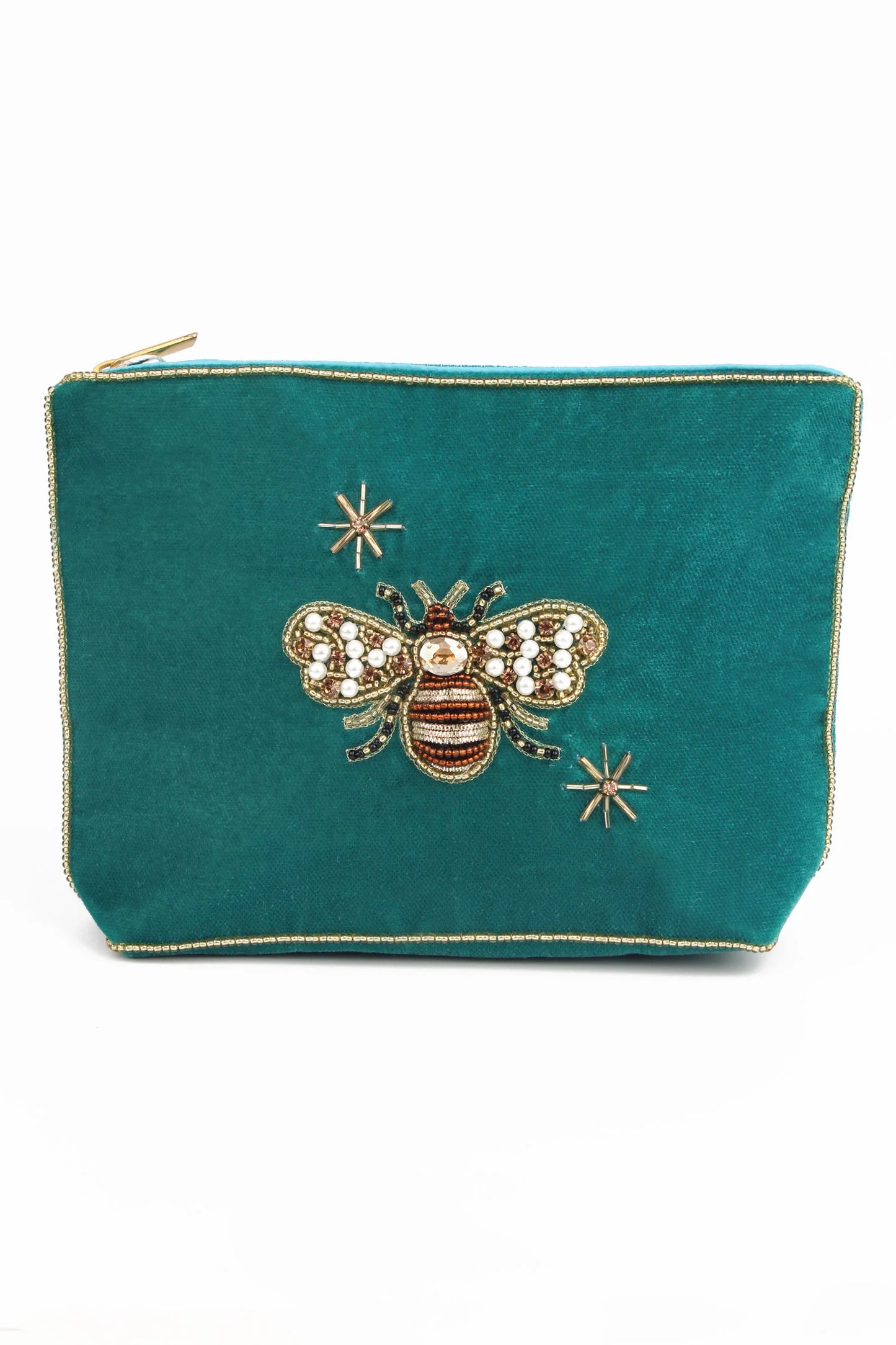 The Teal and Gold Bee Collection