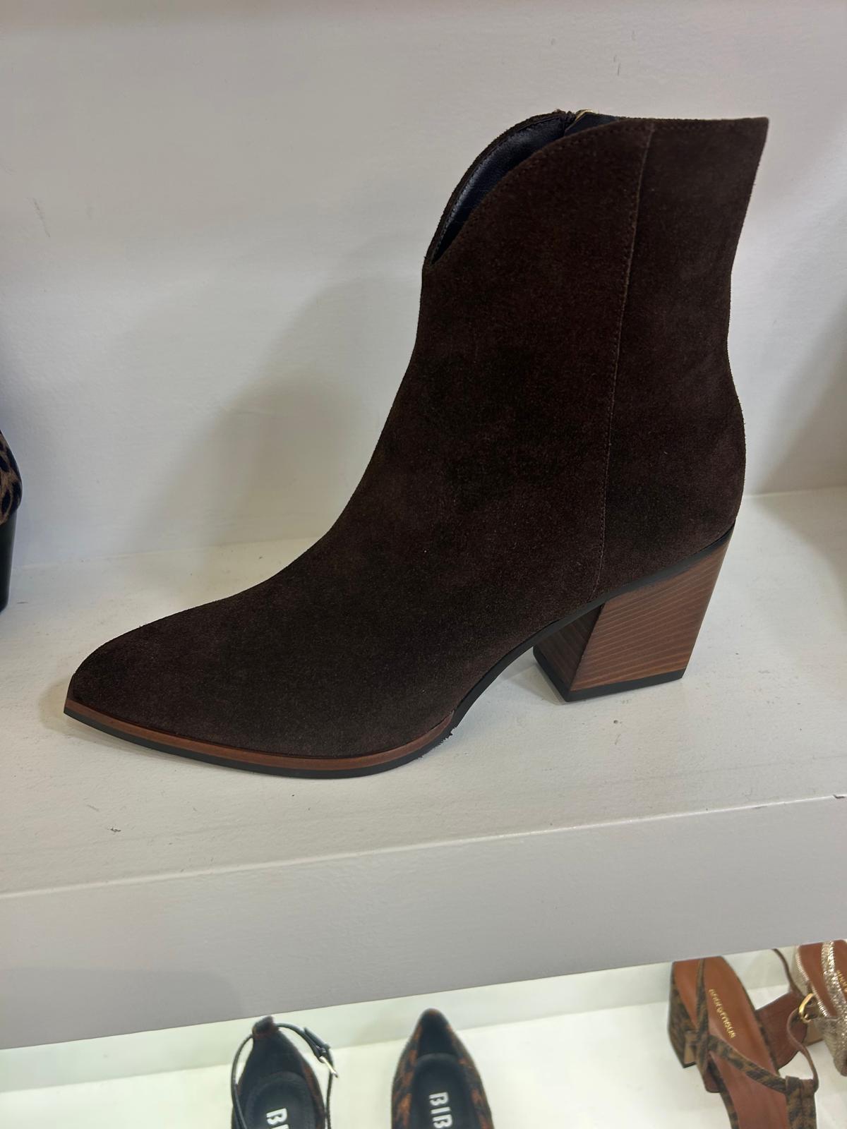 Jane Galland V800 Luna 75 boy Ankle Boots BROWN shoes