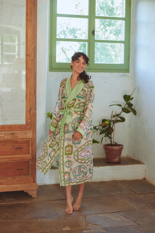 Pandora Robe - Afternoon Tea Green