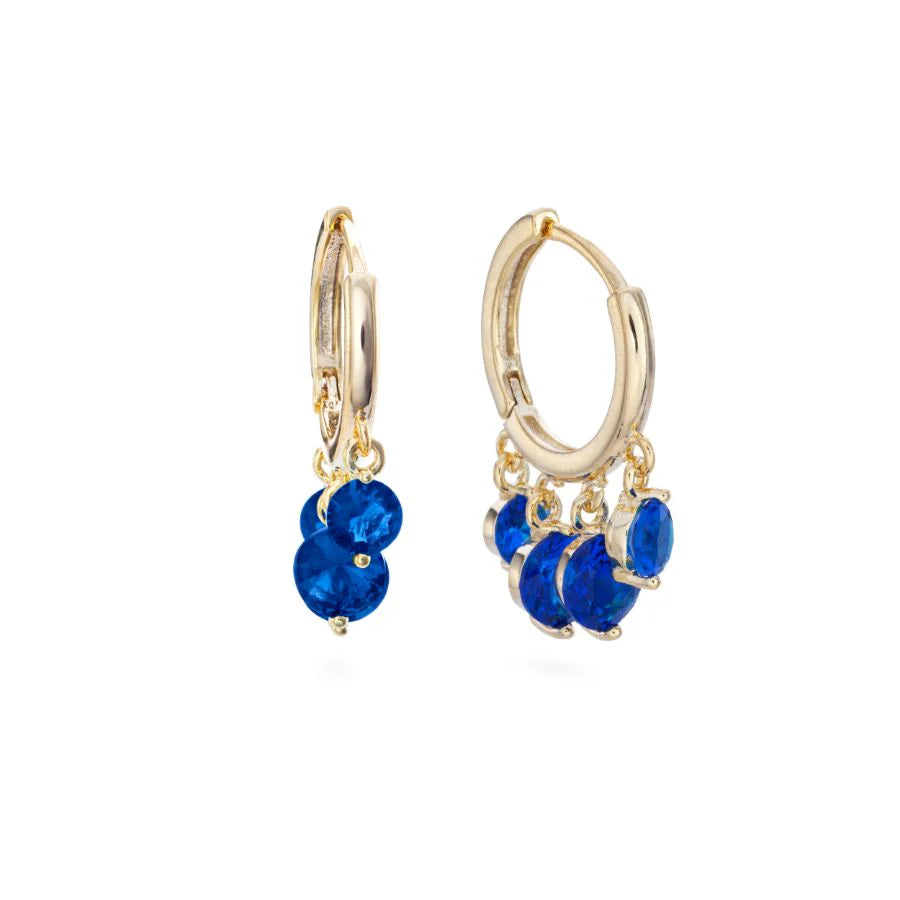 Bijoux De Mimi Iris Waterfall Huggie Earrings