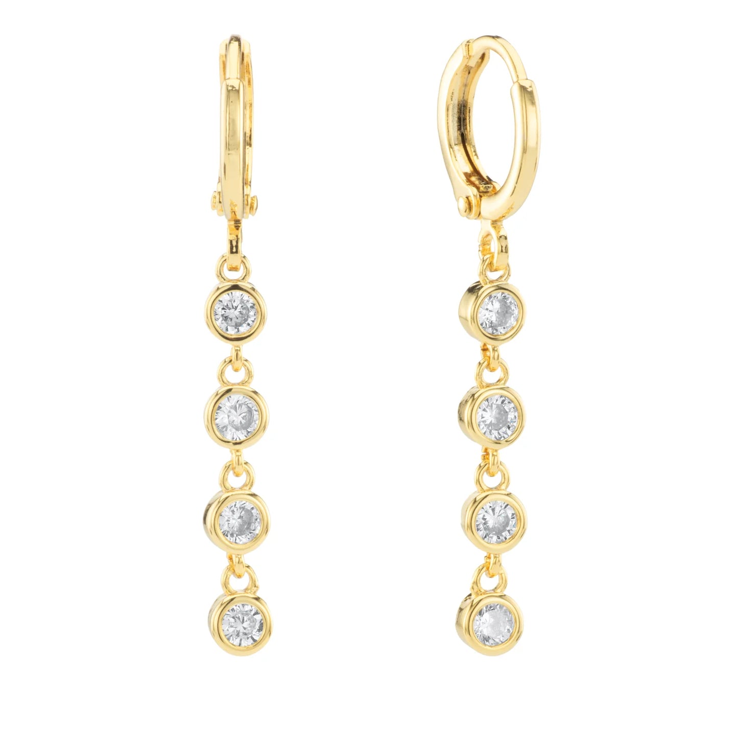 Bijoux De Mimi Ellica Huggie Earrings