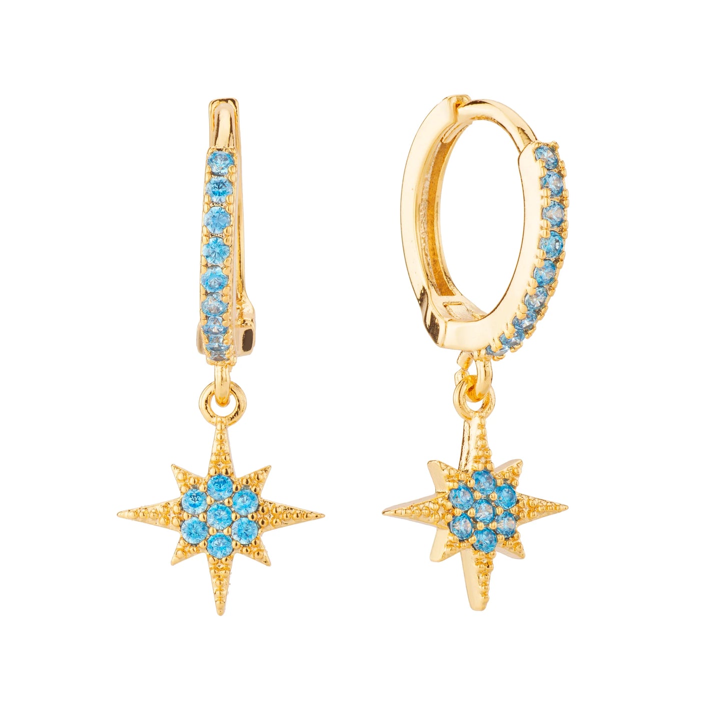 Bijoux De Mimi Cosima Star Huggie Earrings