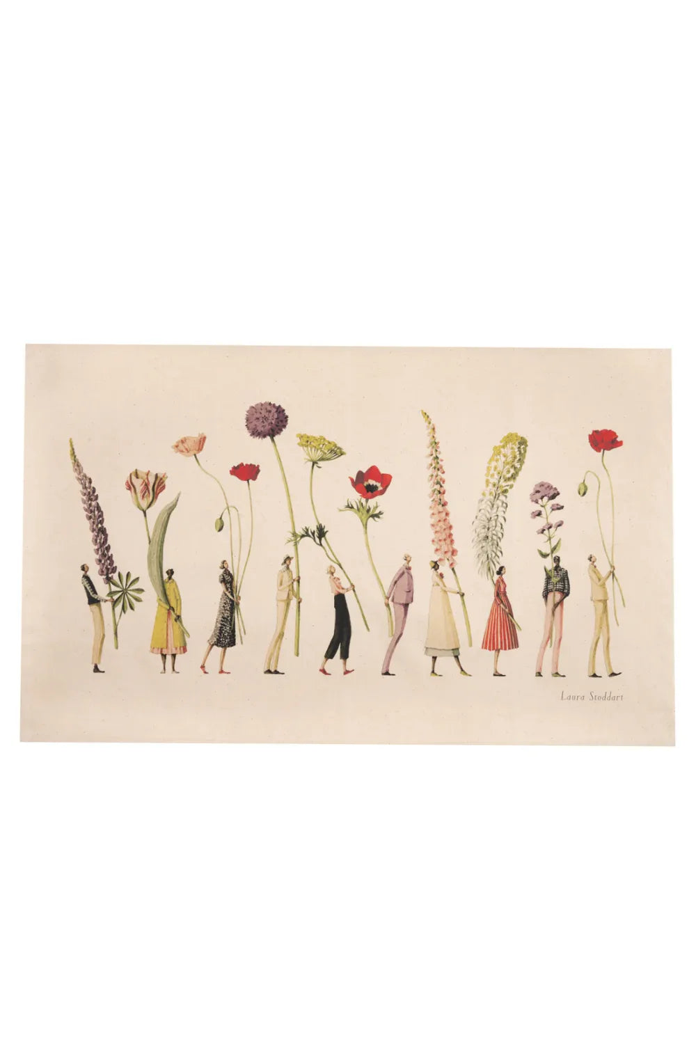 Pretty Petal Tea Towel