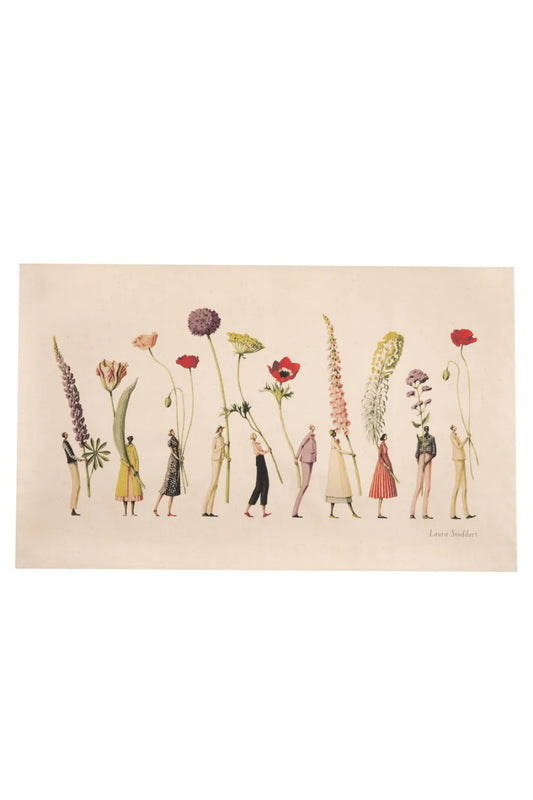 Pretty Petal Tea Towel