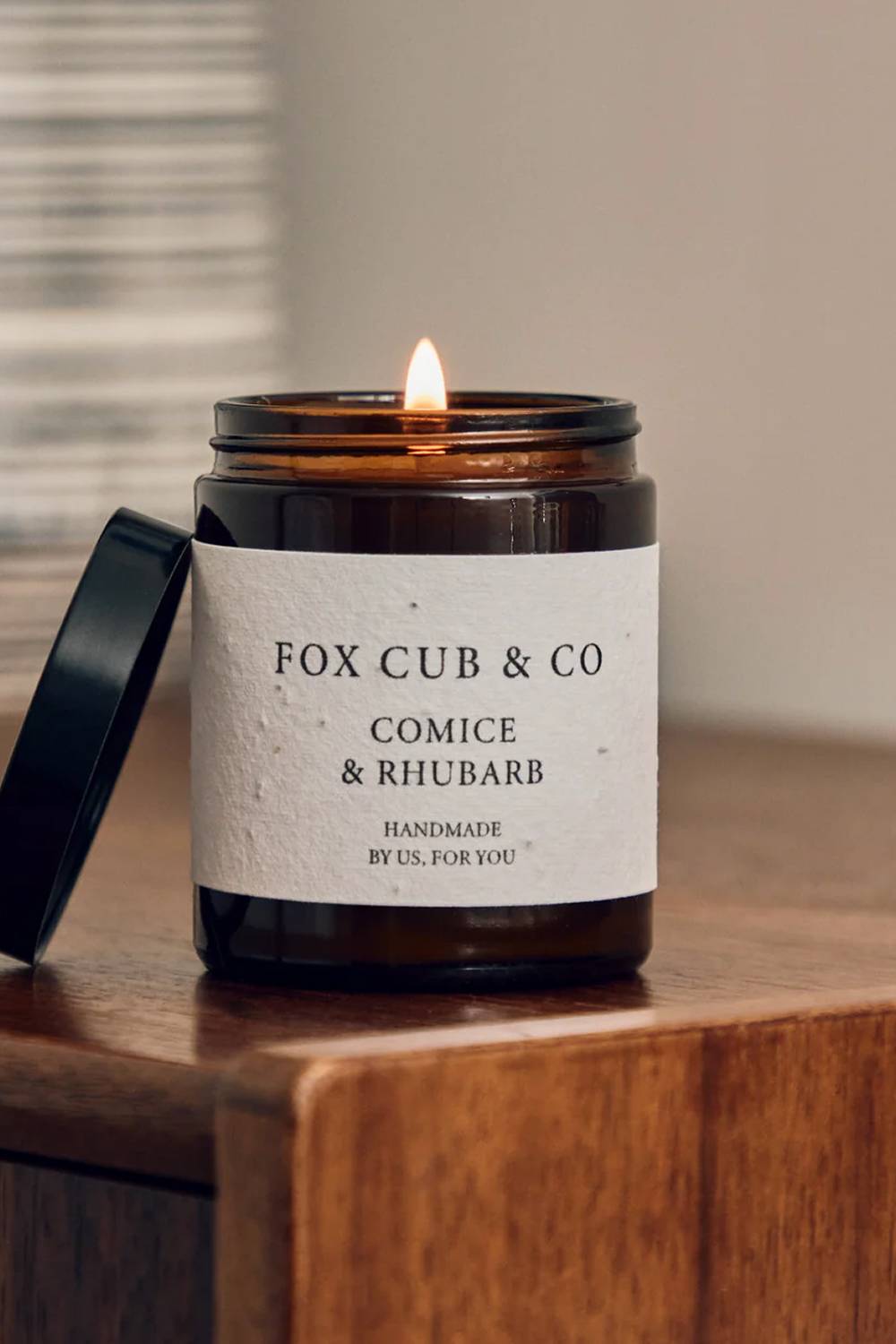 Fox & Cub Candle Small