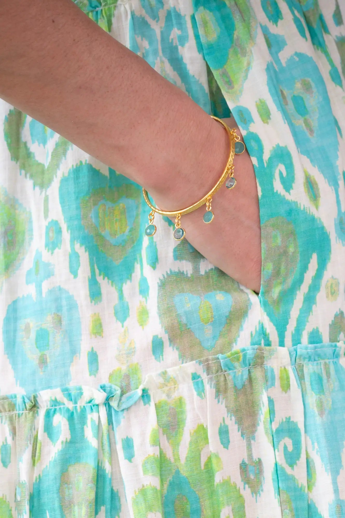 Scarlett Charm Bangle