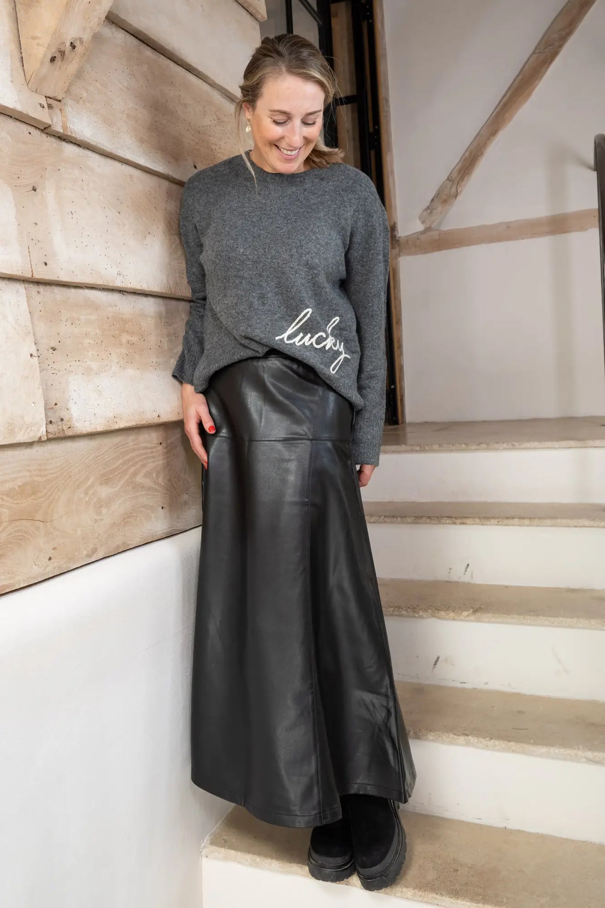 Flora Skirt in Black