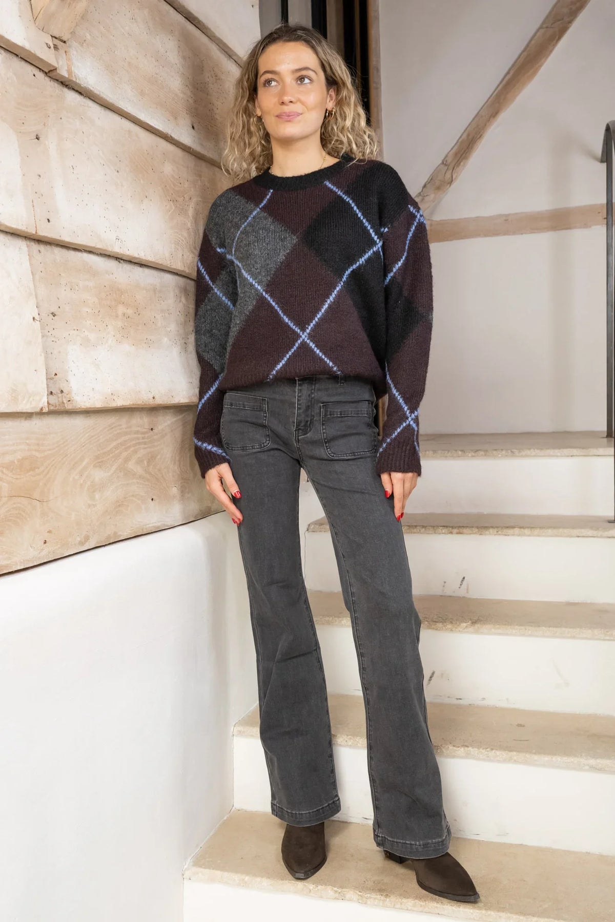 Griff Jersey in Mulberry