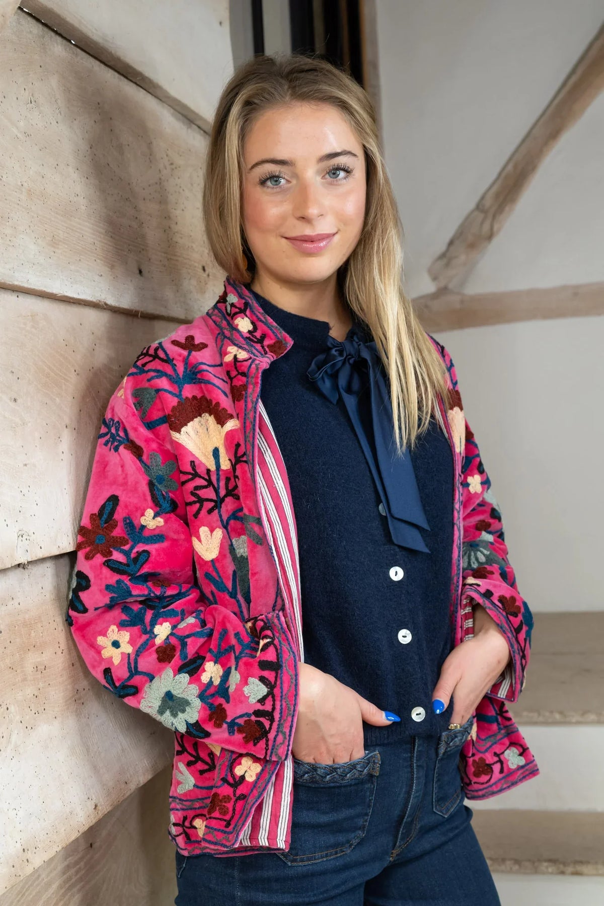 Ariella Jacket in Pink