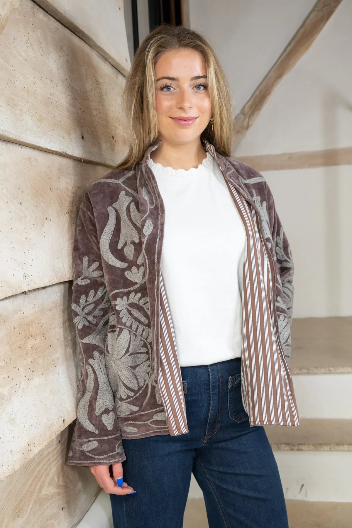 Ariella Jacket in Chocolate