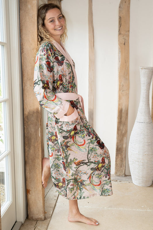 Pandora Robe - Chinoiserie Pink