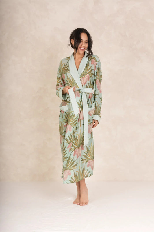 Pandora Robe - Deco Bud Aqua