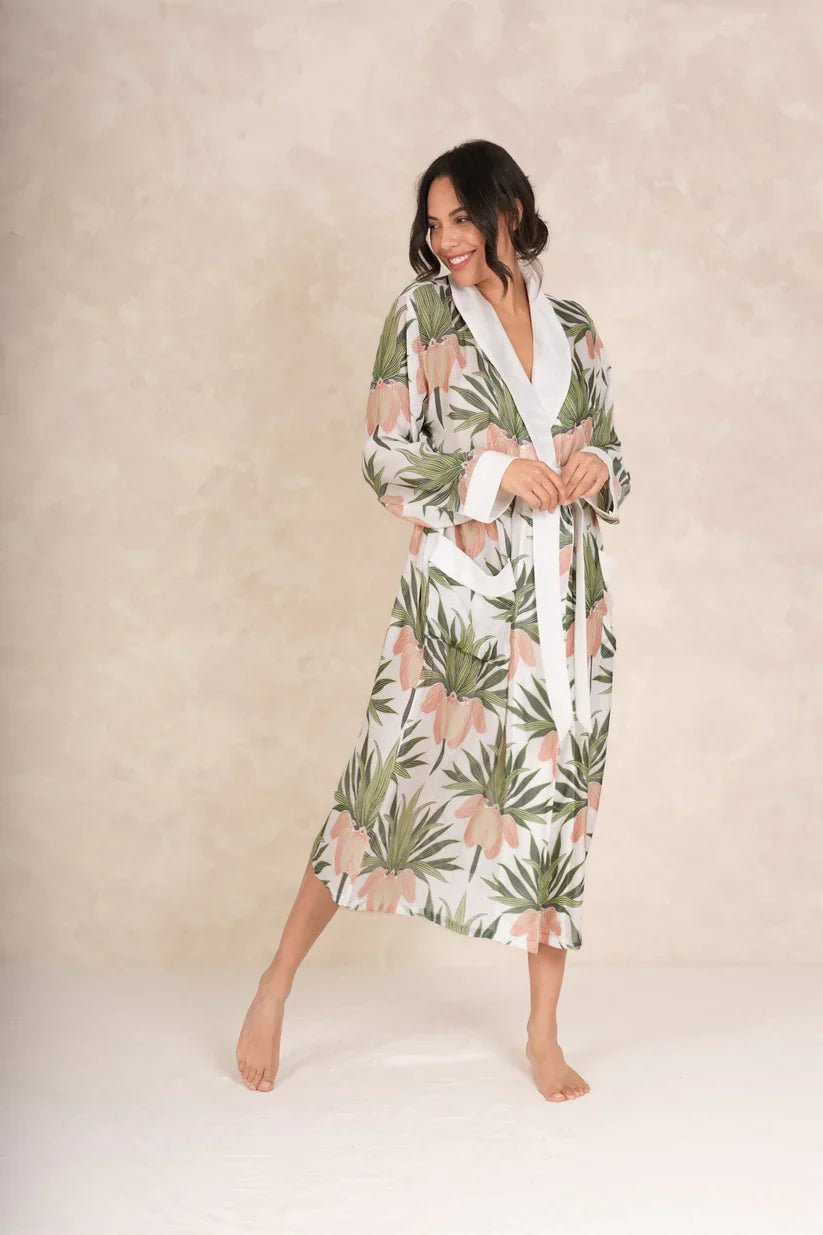 Pandora Robe - Deco Bud Ivory