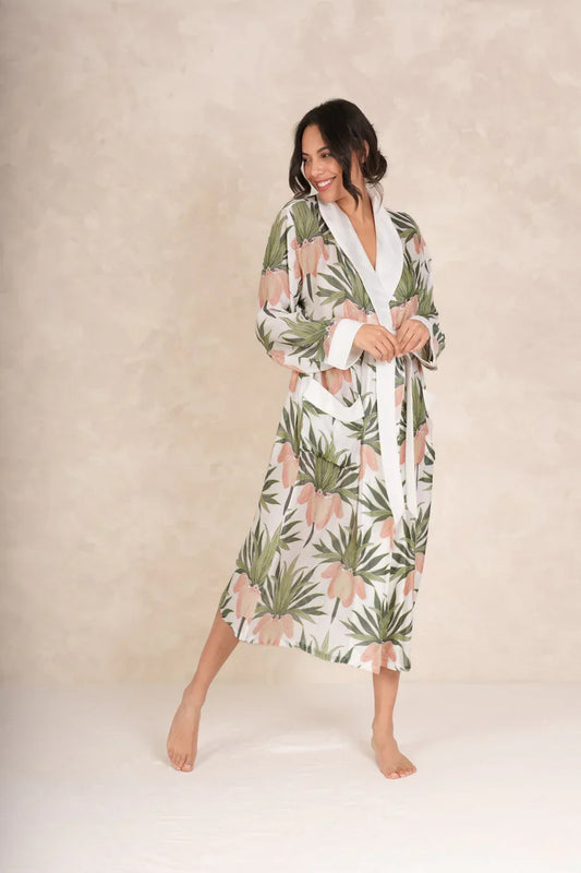 Pandora Robe - Deco Bud Ivory