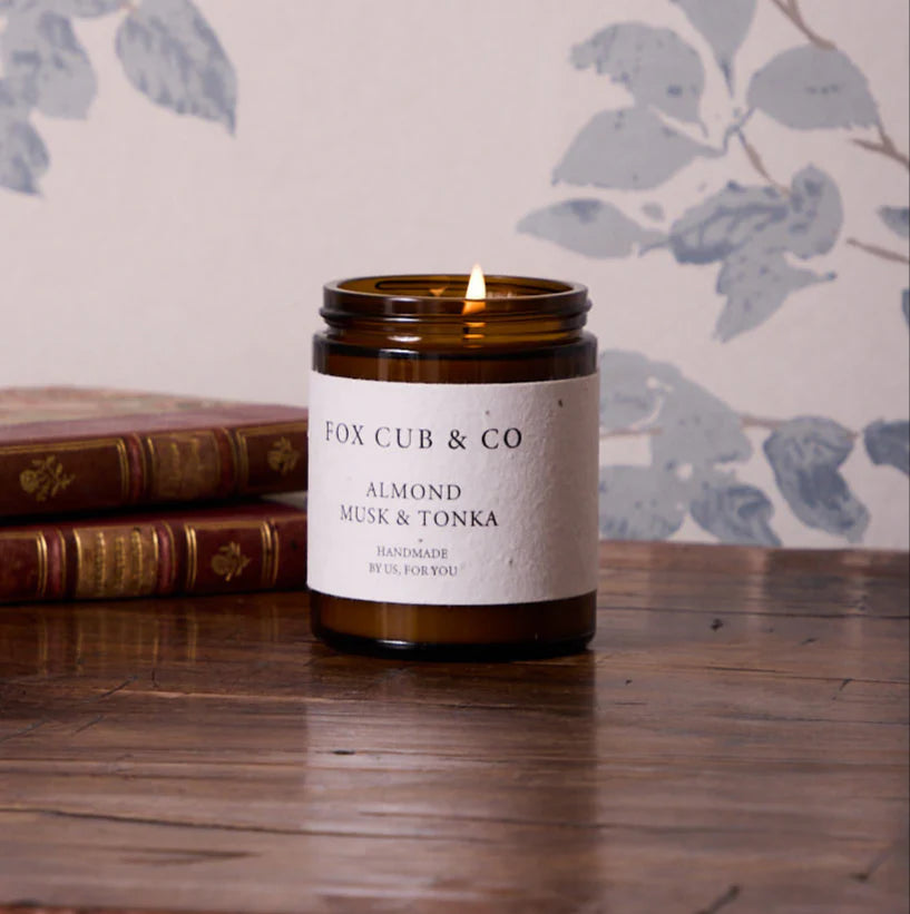 Fox & Cub Candle Small