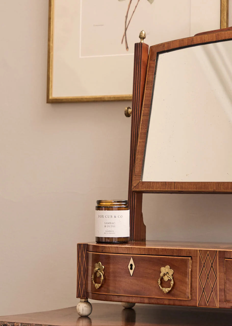 Fox & Cub Candle Small