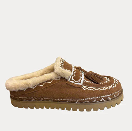 Bibi Lou tan slip on mules Shoes