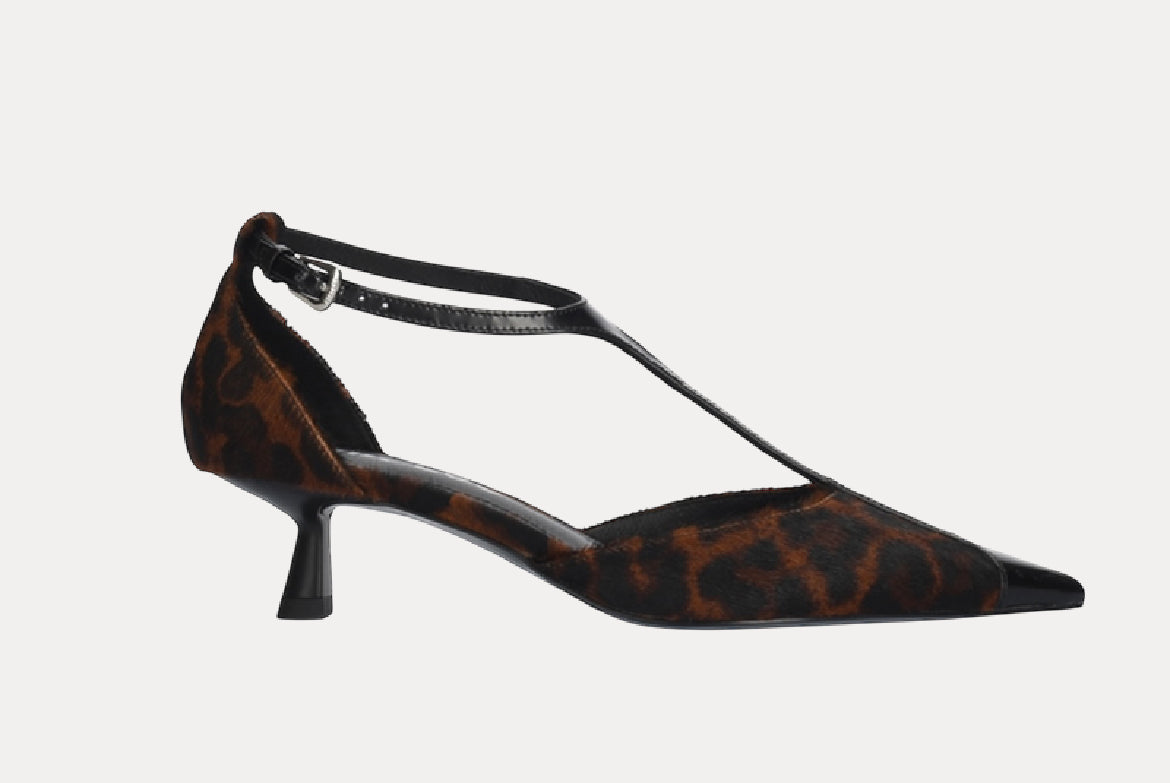 Bibi Lou leopard kitten heels shoes