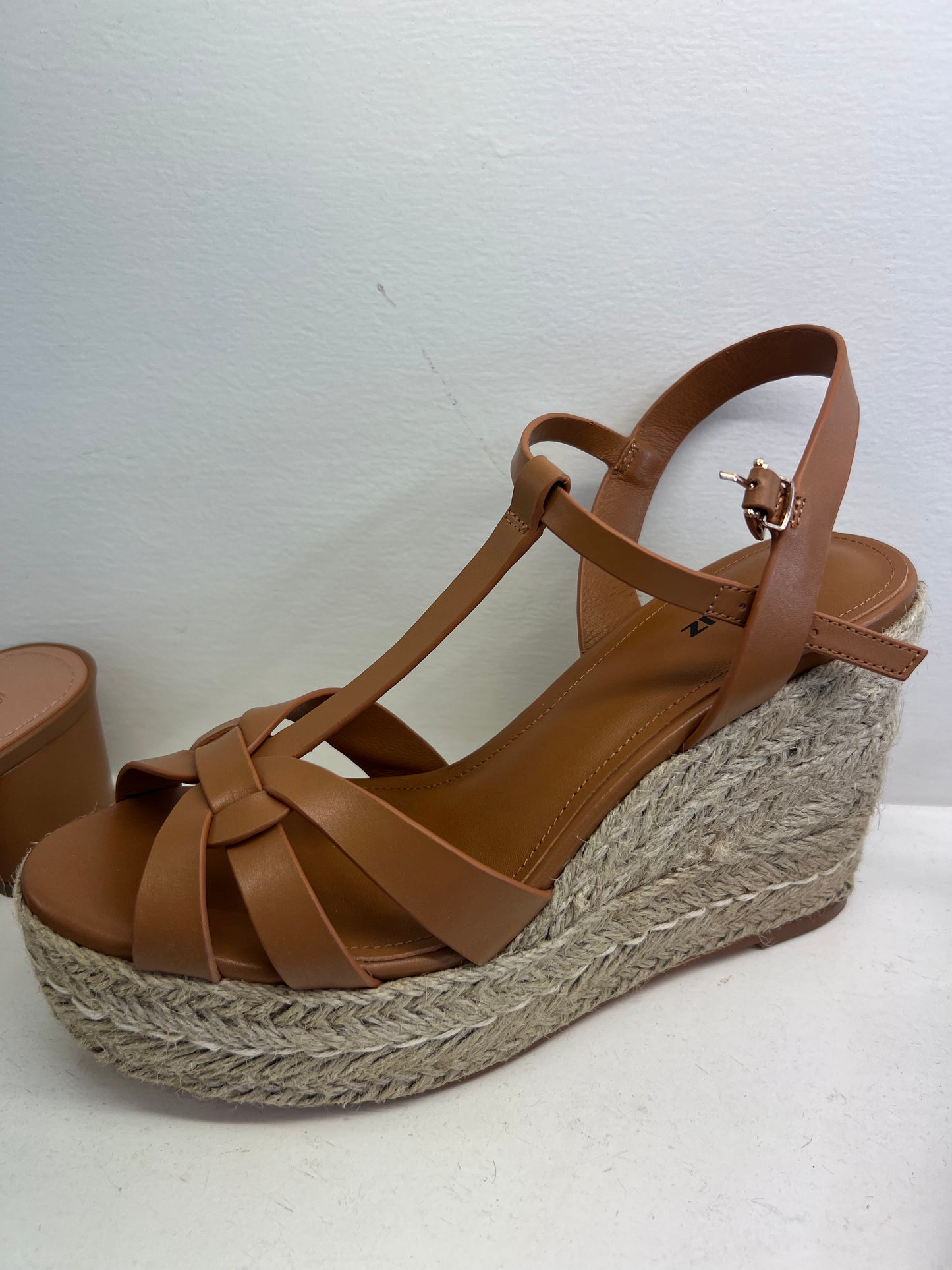 Lola Cruz brown espadrilles Platform wedges Shoes