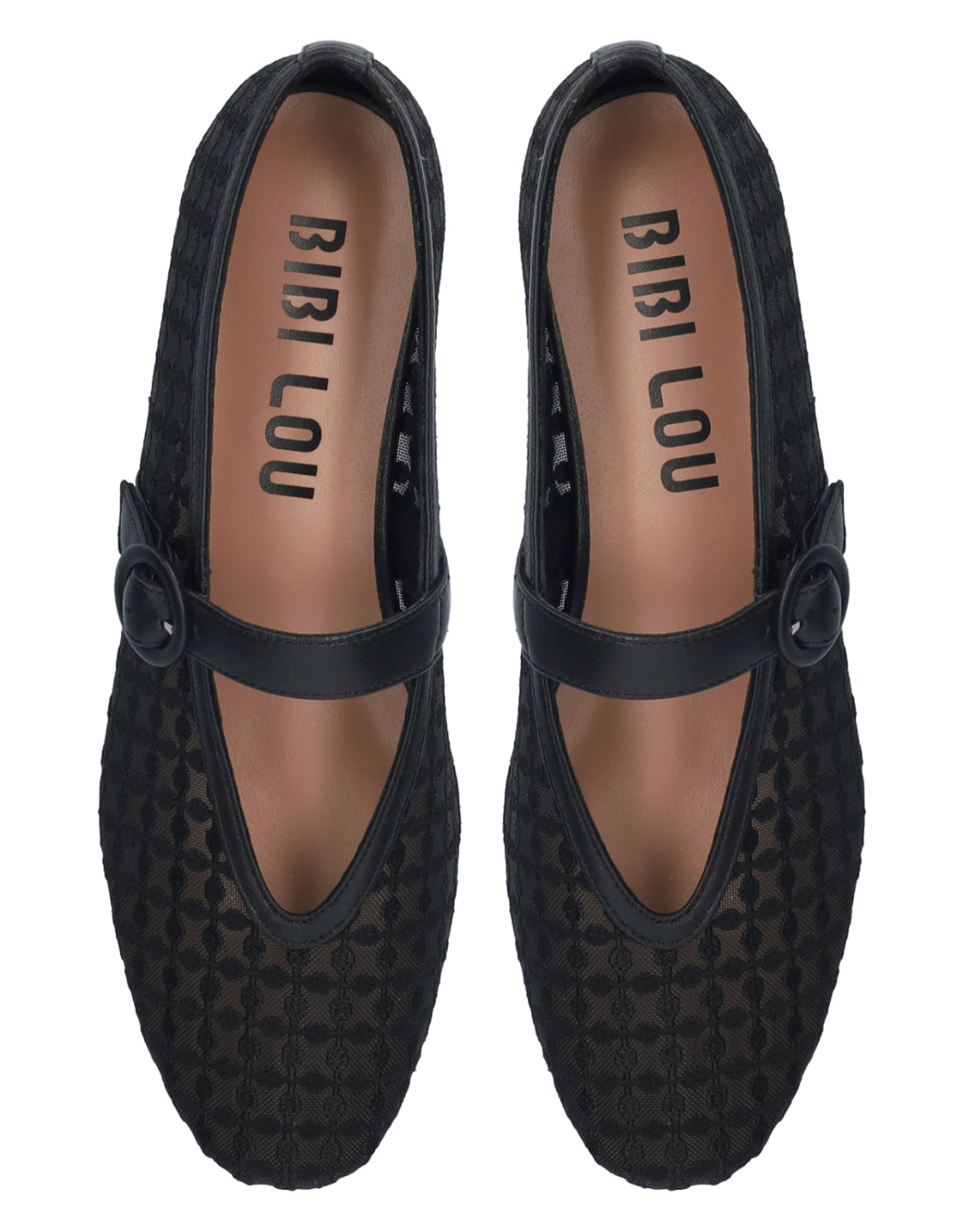 Bibi Lou 644Z74VK mesh BLACK Ballerinas Shoes