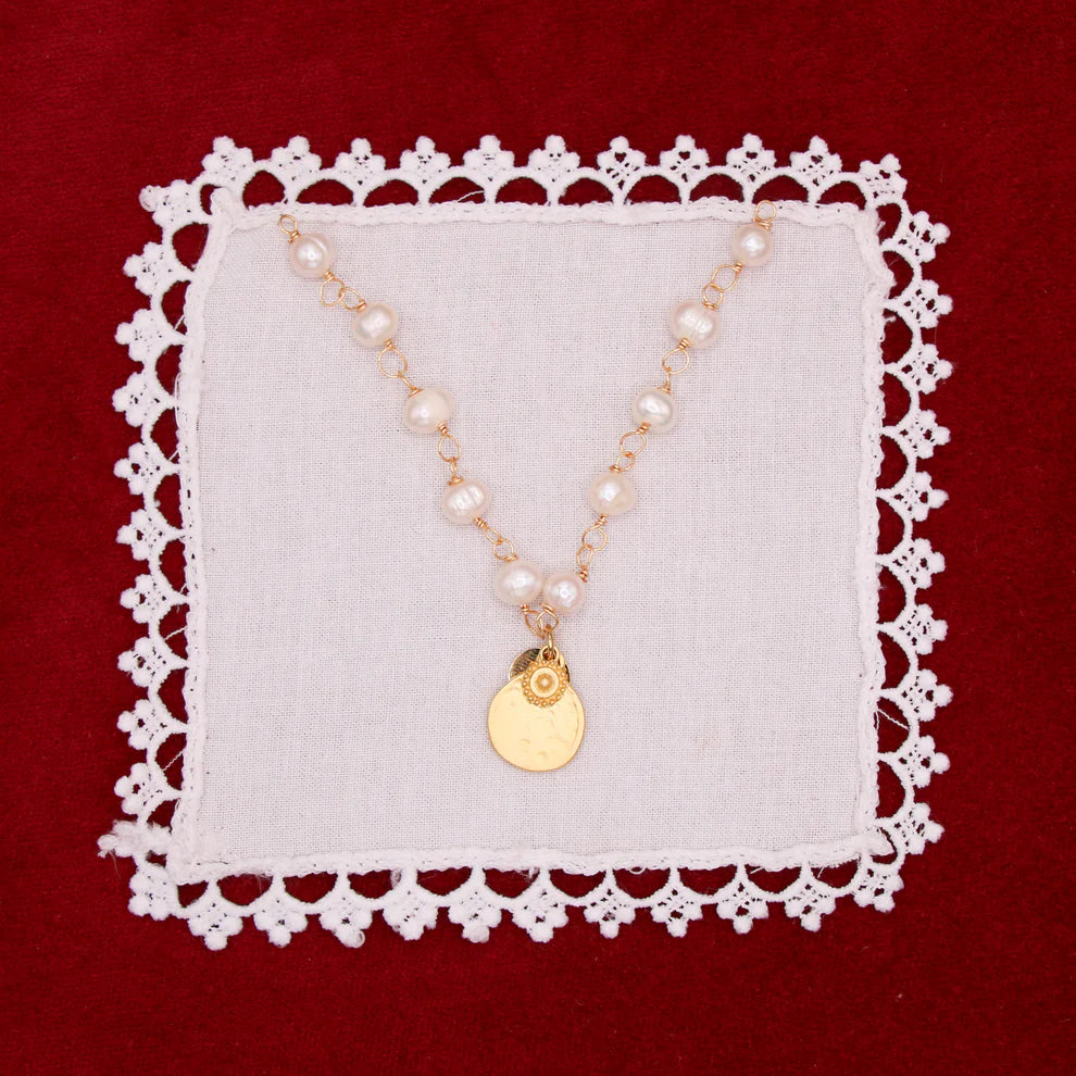 Mala Pearl Necklace