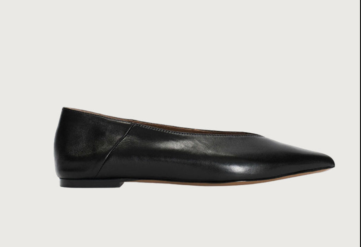 Anonymous Cassie Black Ballerinas Shoes