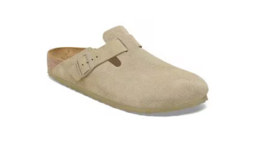 Birkenstock Boston faded khaki Clogs Shoes
