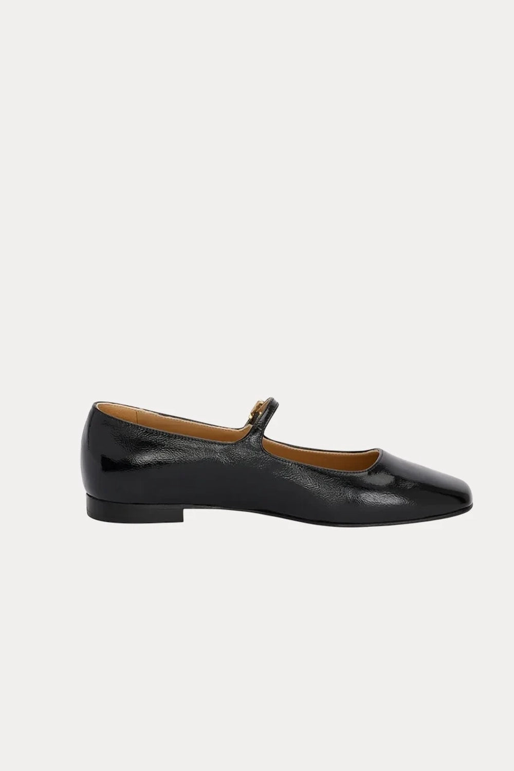 Jane Galland HELENE Black Leather Mary Jane