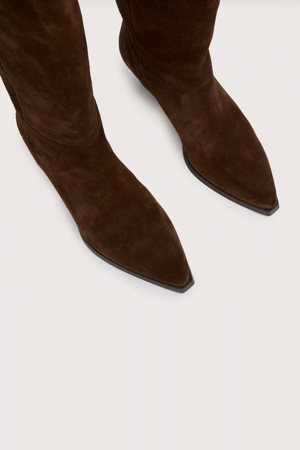 Jane Galland LUNA Brown Suede Boots