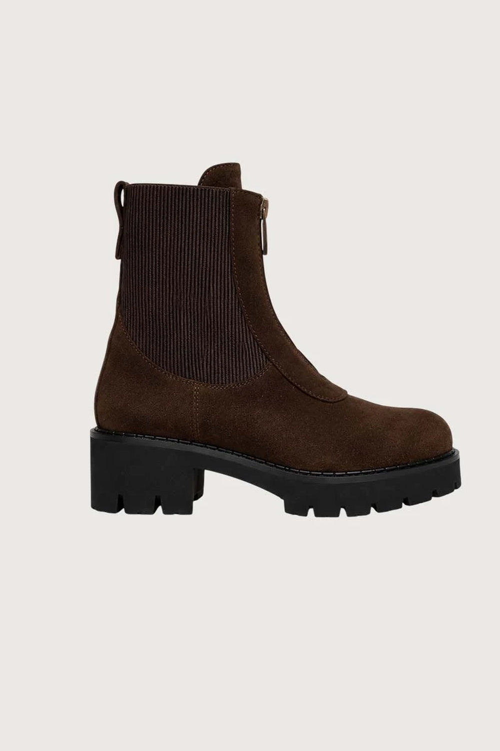 Jane Galland OLIVIA Brown Suede Boots