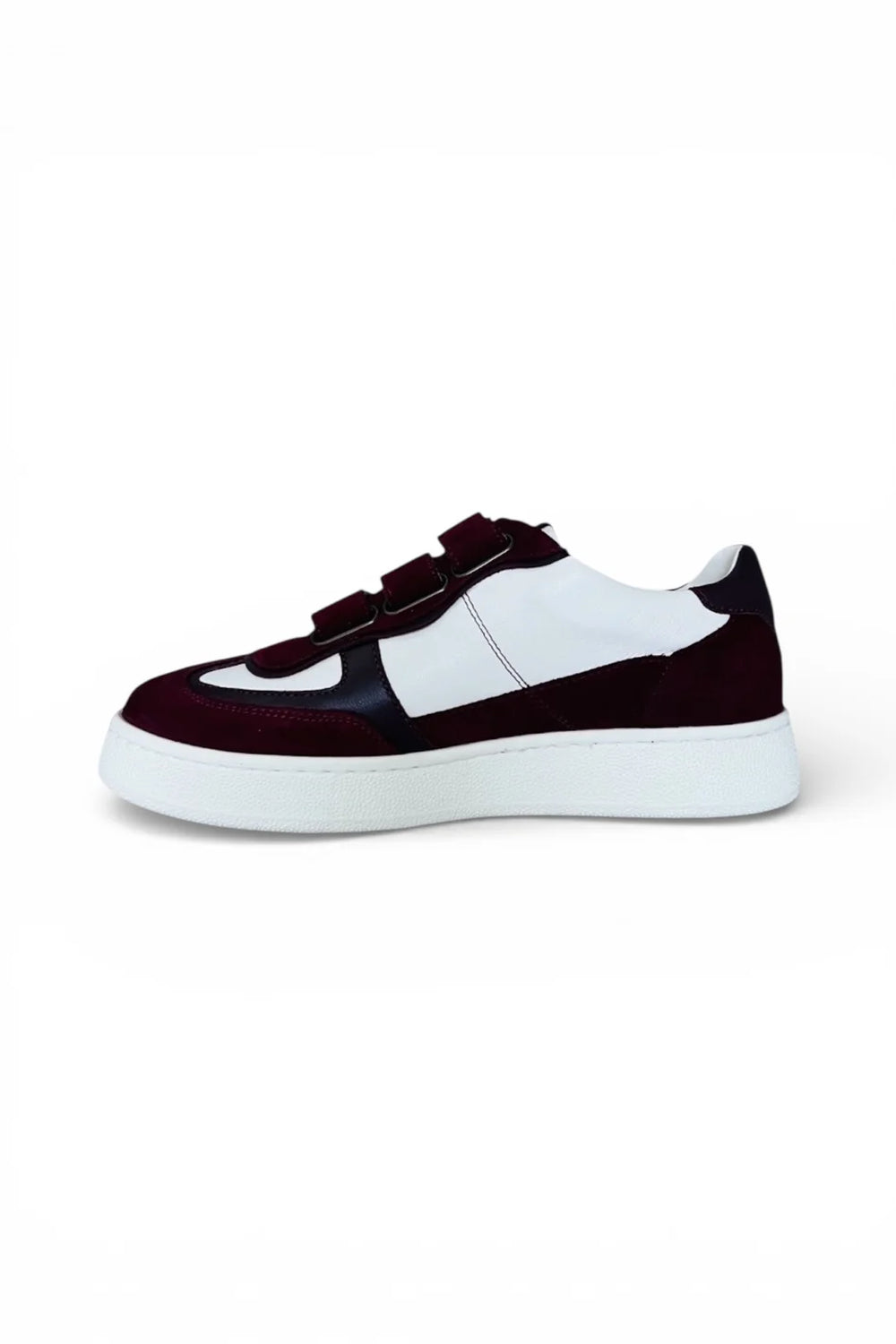 Jane Galland SONJA Bordeaux Velcro Trainers