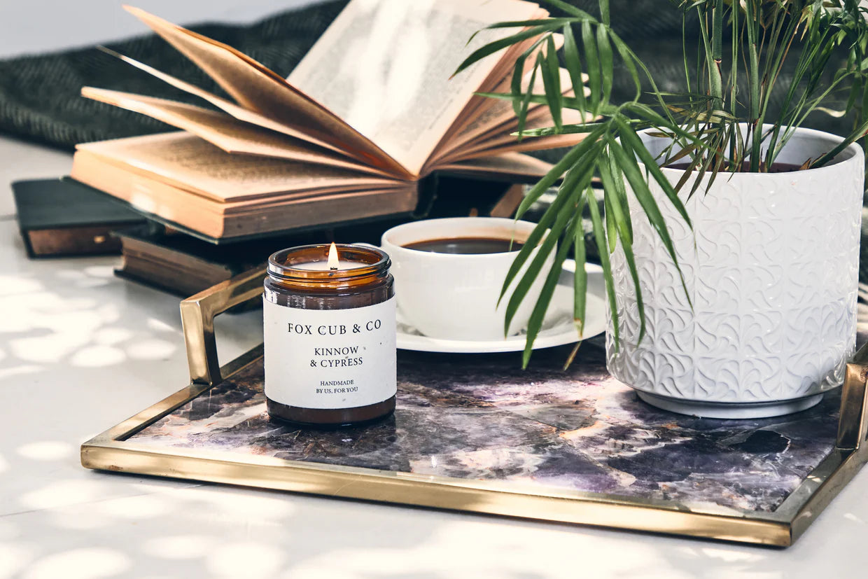 Fox & Cub Candle Small