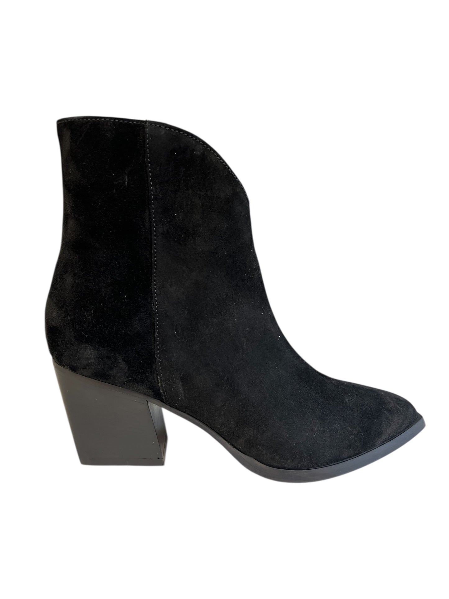 Jane Galland V800 Luna 75 cow boy Ankle Boots black shoes