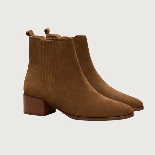 Rivecour No 408 Hazelnut Suede Ankle Boots Shoes