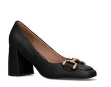 Bibi Lou 574Z10VK Black Heeled LOAFERS Shoes