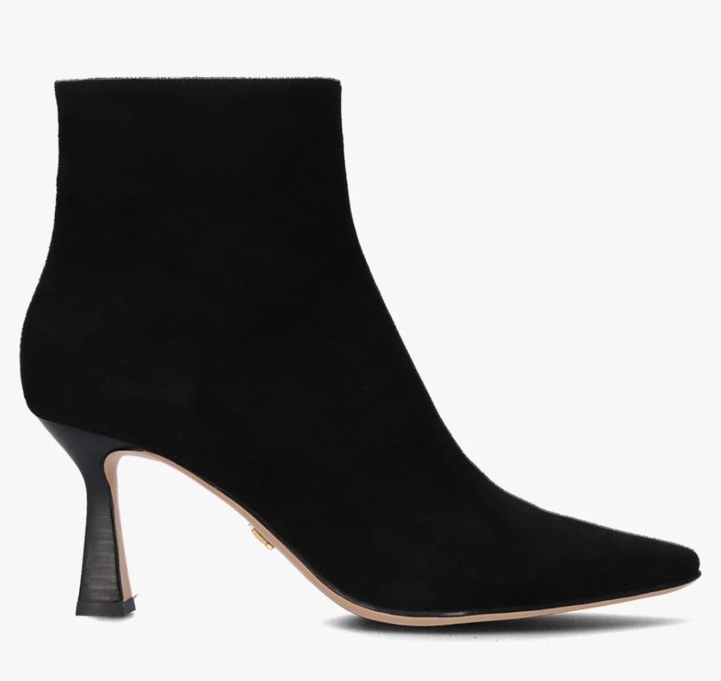 LOLA CRUZ 008T30BK Antonieta Black Suede Ankle Boots Shoes