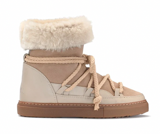 INUIKII Classic Sneaker High Beige Boots Shoes