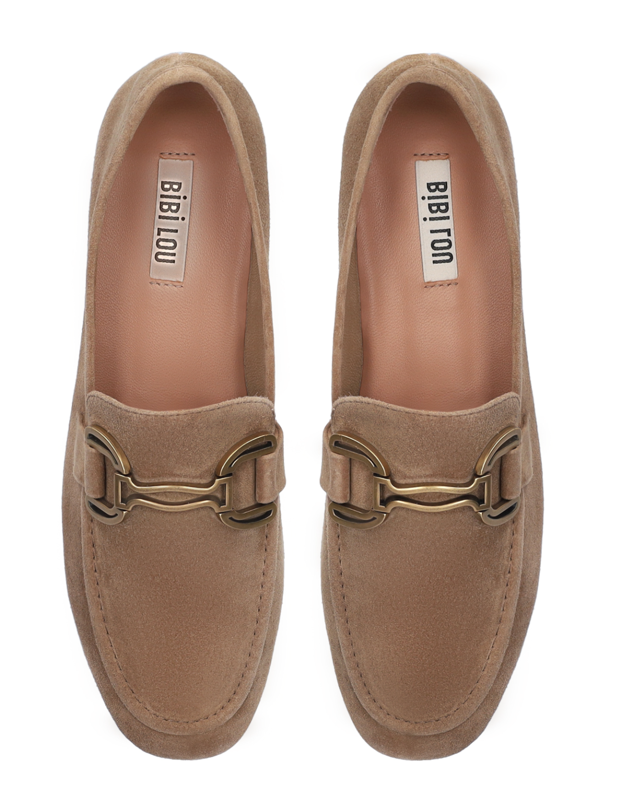 Bibi Lou 582Z30VK Taupe Loafers Shoes