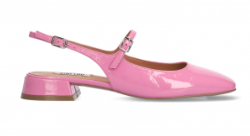 Bibi Lou 680Z21VK Mary Jane Rosa Pink Sling Back Shoes