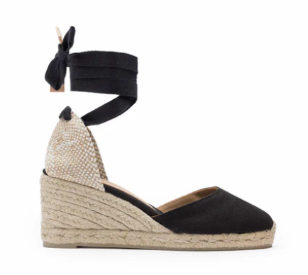 Castaner Carina 6 Black Espadrilles Shoes