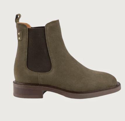 Maison Toufet Maxime Khaki Chelsea Boots Shoes