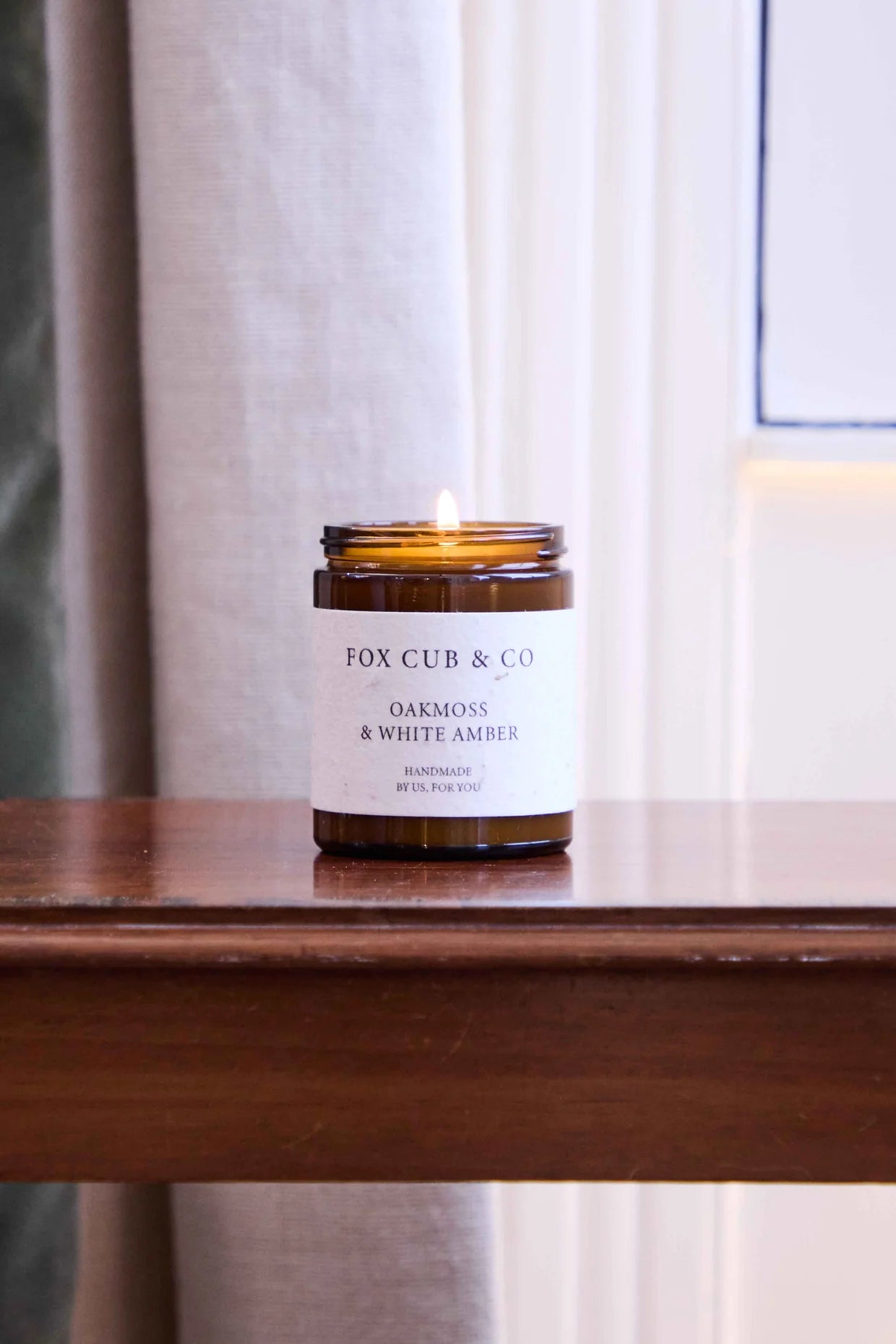Fox & Cub Candle Small